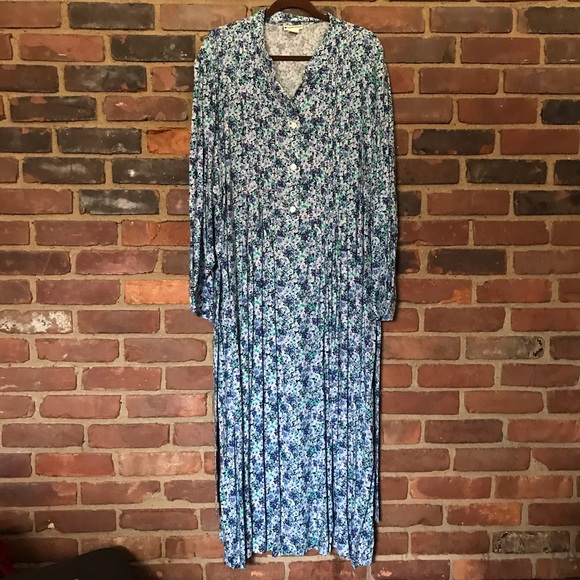 Appleseed's Dresses Appleseeds Floral Ties In The Back Plus Size 28